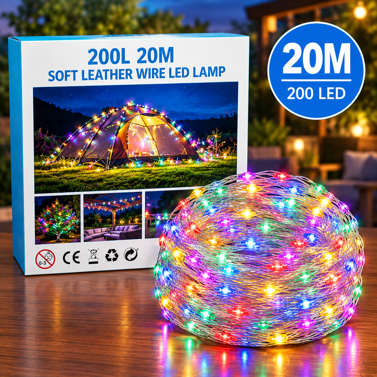 Višebojne LED lampice  10-50m