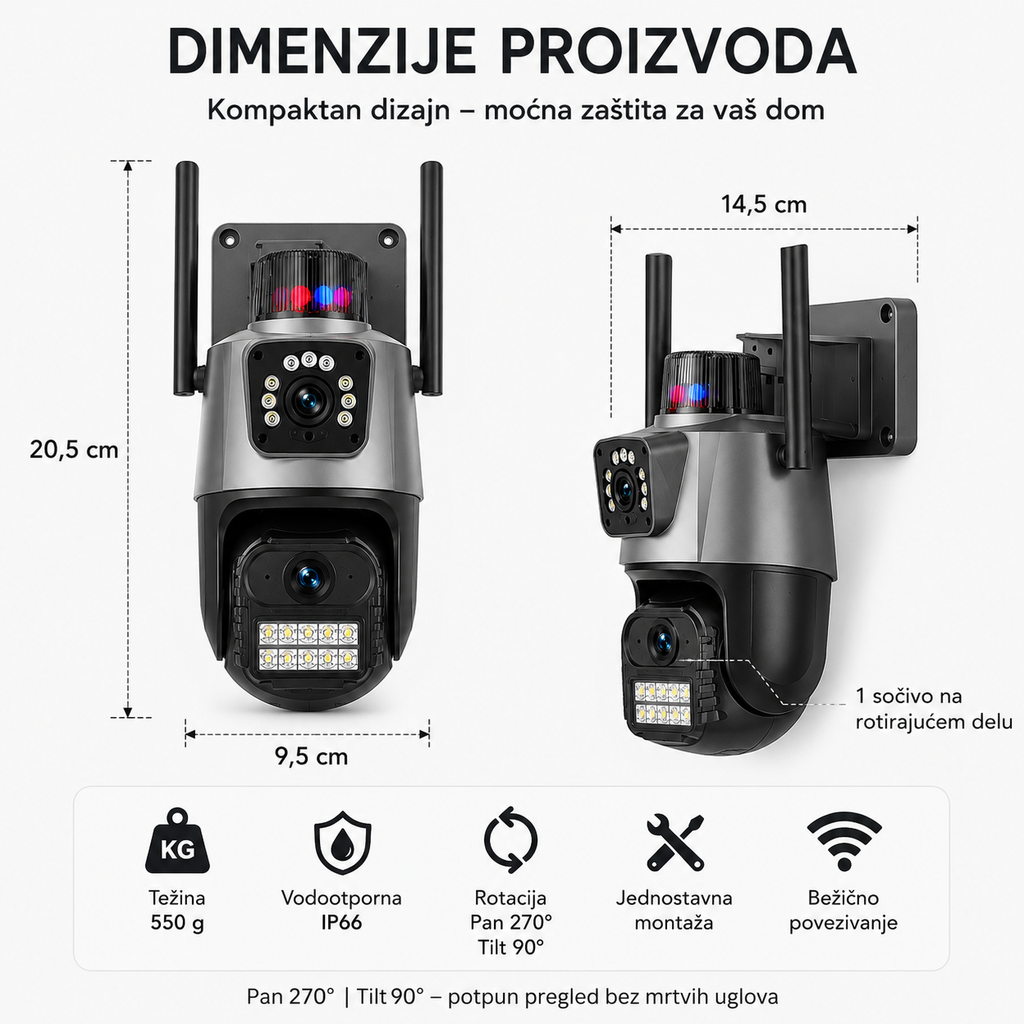 Smart Dual kamera sa 2 sočiva