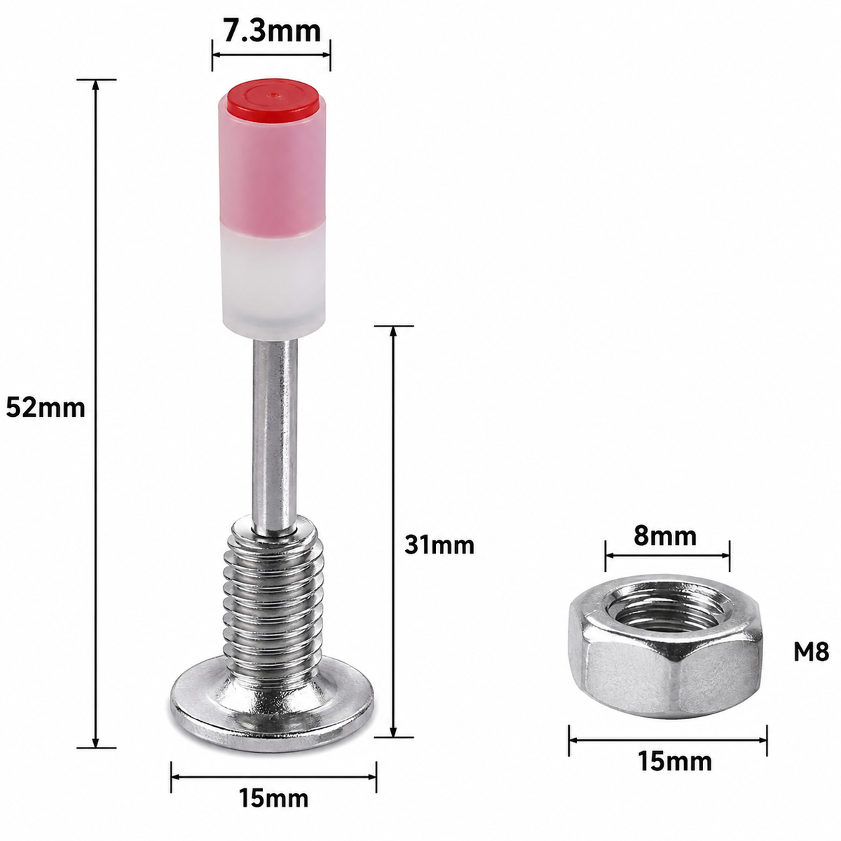 Čelični ekseri sa kapislom – 50 mm
