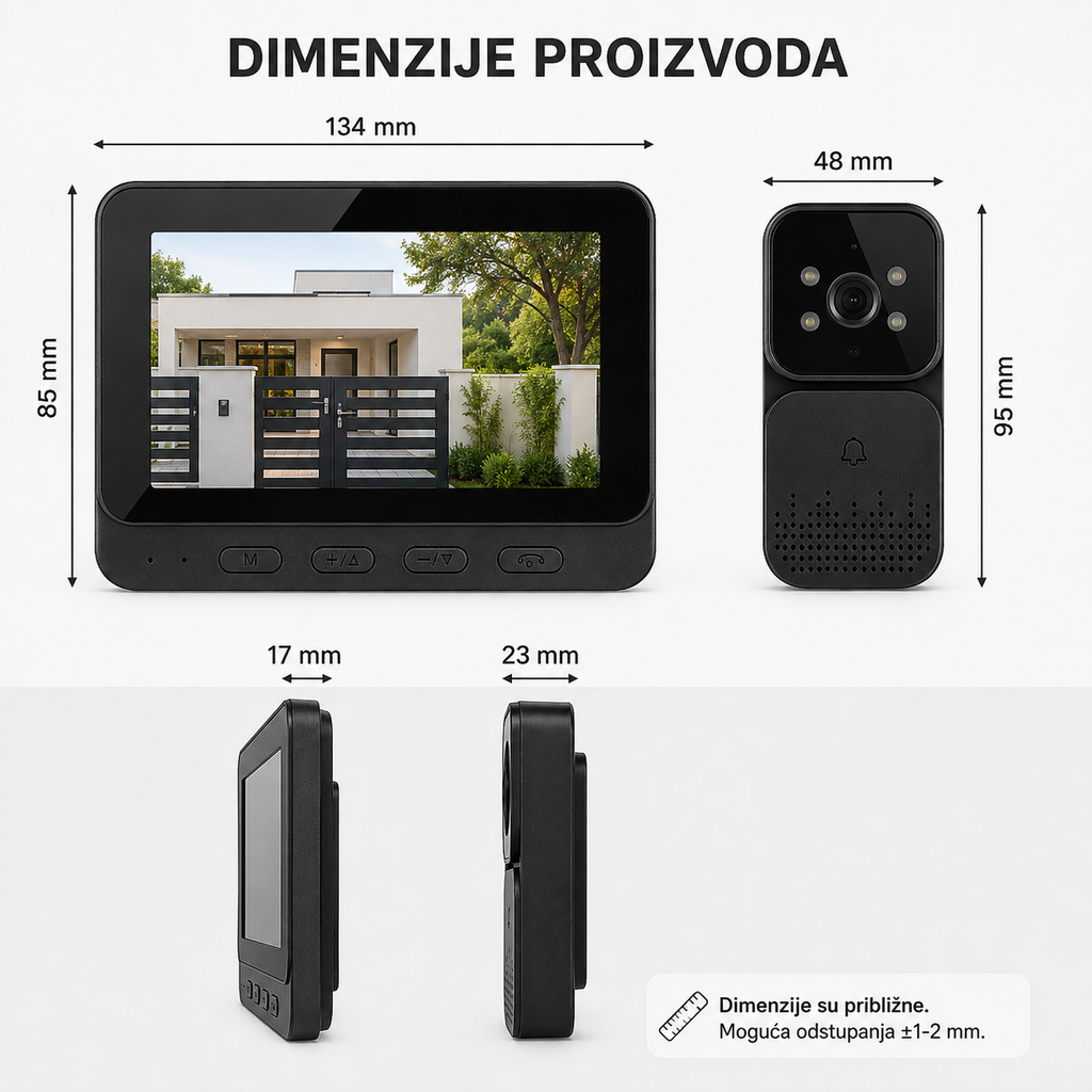 Video Interfon za Ulazna Vrata