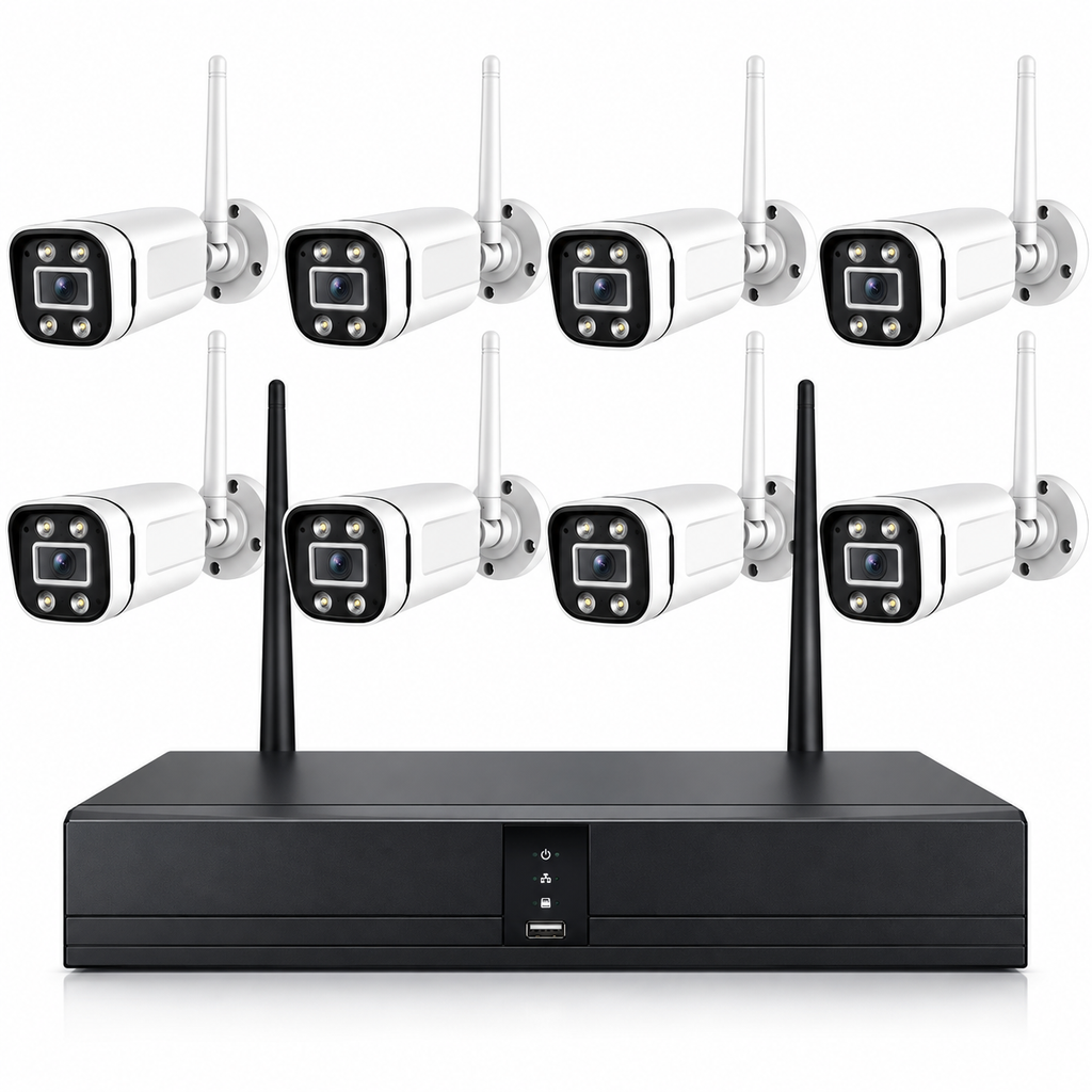 Komplet video nadzora 8MP WiFi – 8 kamera + NVR